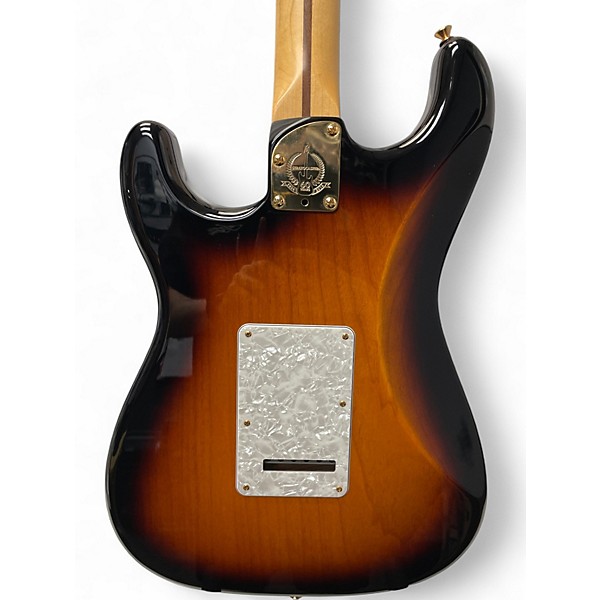 Used Fender 60th Anniversary American Standard Stratocaster 2 Tone Sunburst Solid Body Electric Guitar