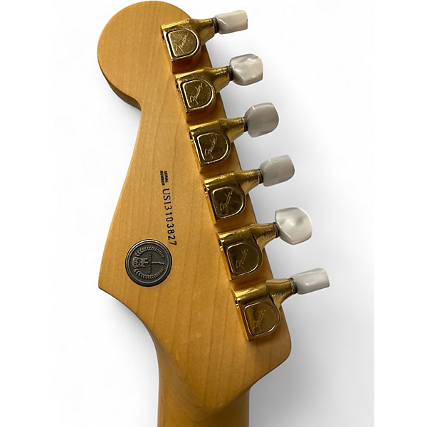 Used Fender 60th Anniversary American Standard Stratocaster 2 Tone Sunburst Solid Body Electric Guitar