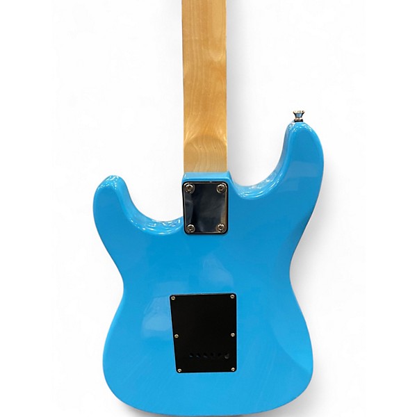 Used Glarry GST Light Blue Solid Body Electric Guitar