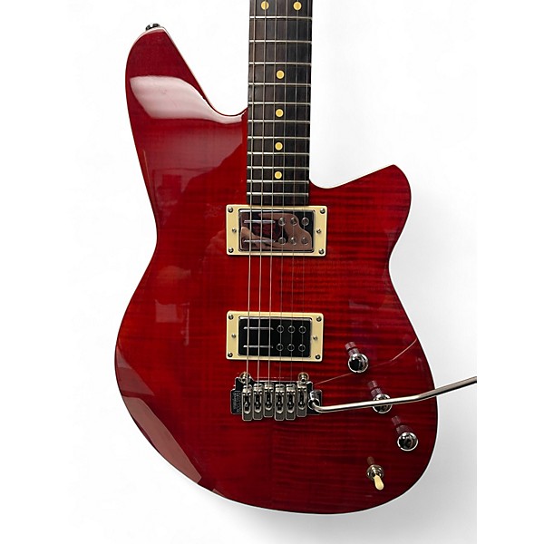 Used Reverend KING BOLT RAFM Trans Red Solid Body Electric Guitar