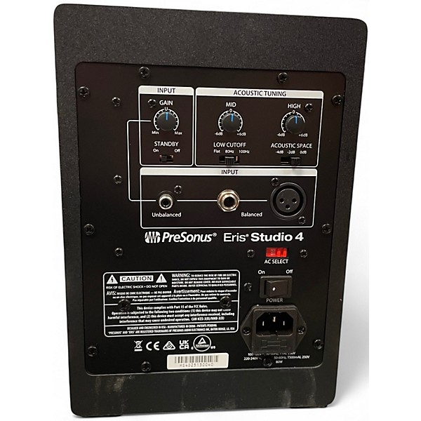 Used PreSonus ERIS STUDIO 4 Powered Monitor