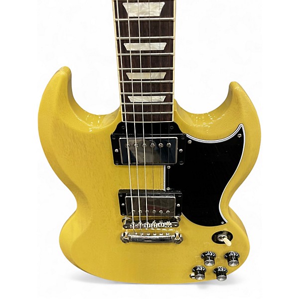 Used Gibson 1961 Reissue SG TV Yellow Solid Body Electric Guitar