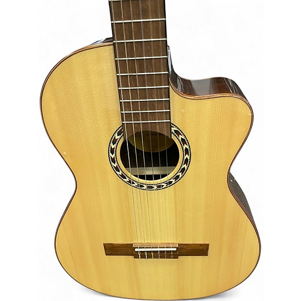 Used Lucero LFN200SCE Natural Classical Acoustic Electric Guitar