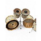 Used 1970s Ludwig 6 Piece 6pc Concert Toms Pearl White Drum Kit