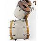 Used 1970s Ludwig 6 Piece 6pc Concert Toms Pearl White Drum Kit