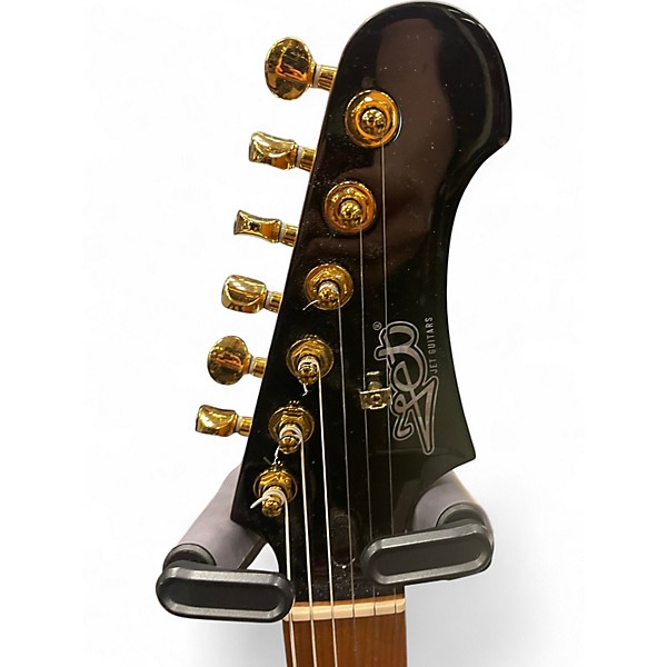 Used Jet  JS400 Black and Gold Solid Body Electric Guitar