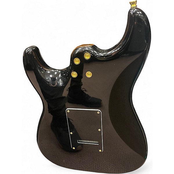 Used Jet  JS400 Black and Gold Solid Body Electric Guitar