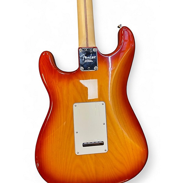 Used Fender American Professional Stratocaster SSS Crimson Burst Solid Body Electric Guitar
