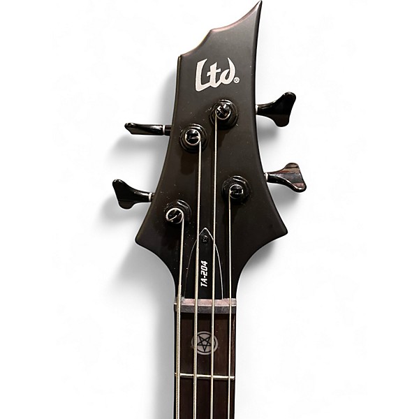 Used ESP LTD TA-604FRX Matte black Electric Bass Guitar