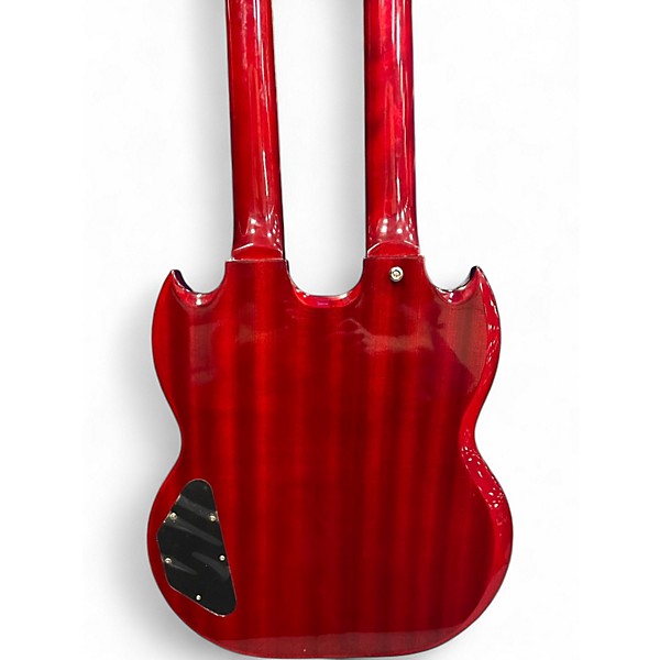 Used Epiphone G1275 Double Neck Candy Apple Red Solid Body Electric Guitar