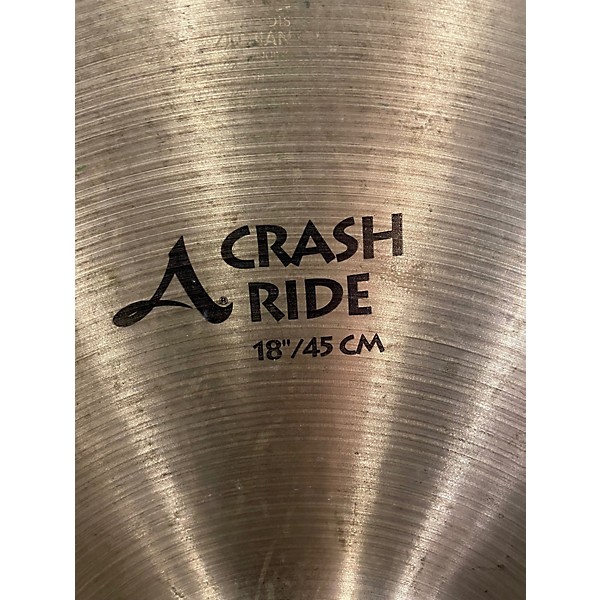 Used Zildjian 18in Avedis Ride Cymbal