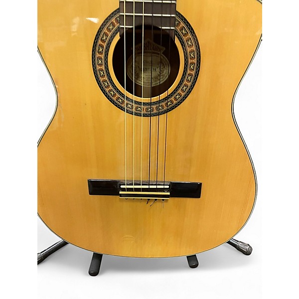 Used Washburn C64CE Natural Classical Acoustic Electric Guitar