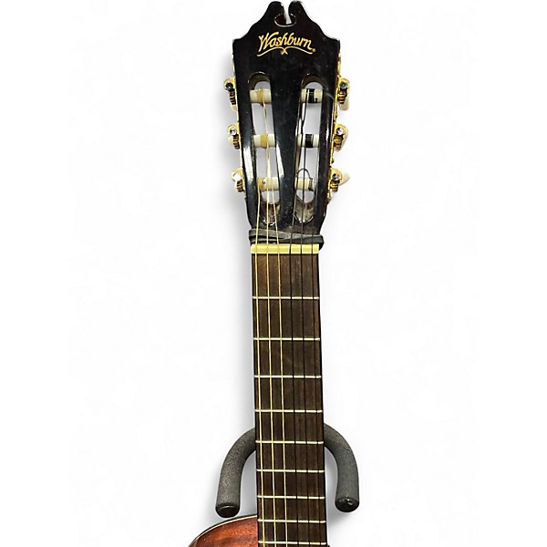 Used Washburn C64CE Natural Classical Acoustic Electric Guitar