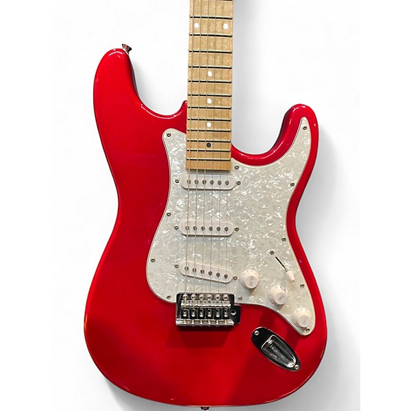 Used Sawtooth ST-ES Candy Apple Red Solid Body Electric Guitar