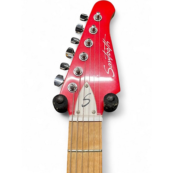 Used Sawtooth ST-ES Candy Apple Red Solid Body Electric Guitar