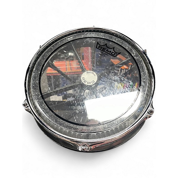 Used Remo 3 Piece Rototom Chrome Roto Toms