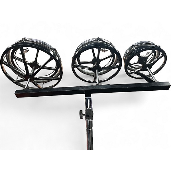 Used Remo 3 Piece Rototom Chrome Roto Toms