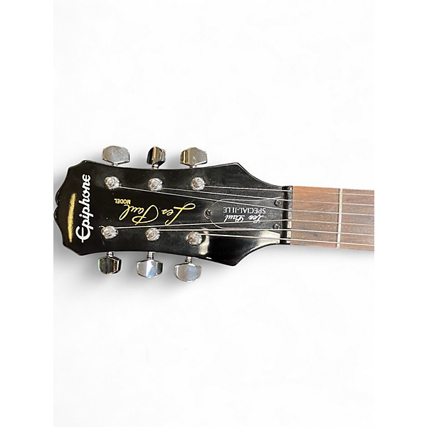 Used Epiphone Les Paul Special II LE Black Solid Body Electric Guitar