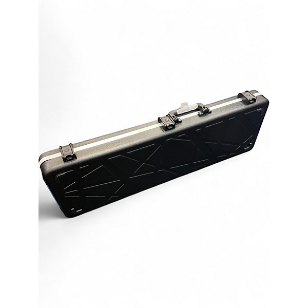 Used EVH Striped Series Frankie Red with Black and White Stripes Solid Body Electric Guitar