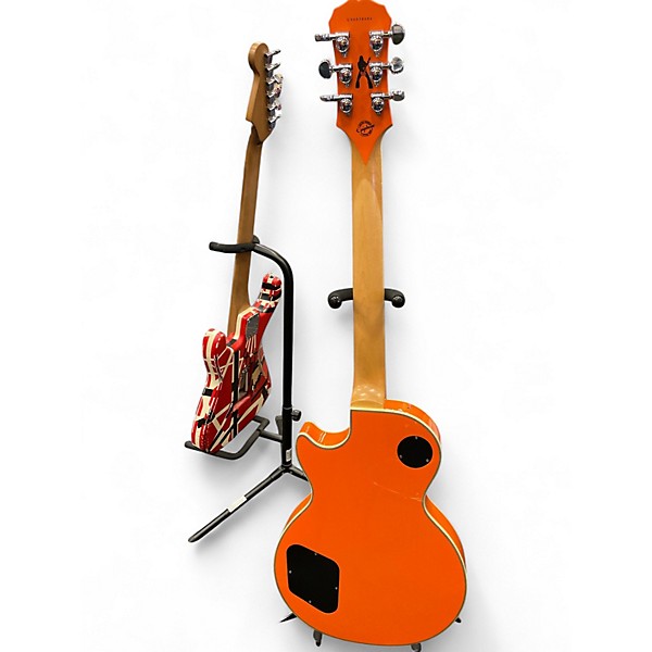 Used Epiphone ZAKK WYLDE LES PAUL CUSTOM BUZZSAW ORANGE Solid Body Electric Guitar
