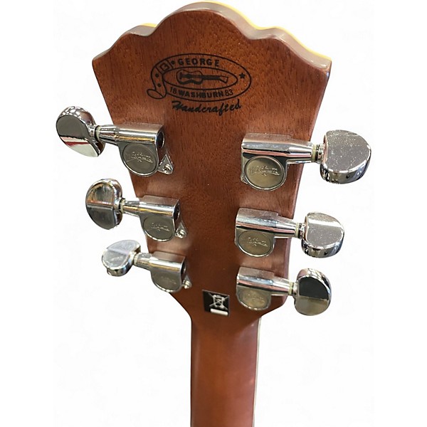 Used Washburn WD12SCE Natural Acoustic Electric Guitar