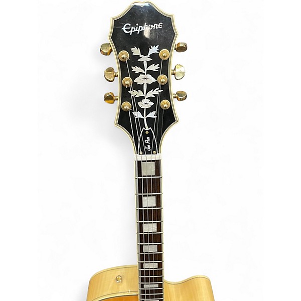 Used Epiphone Joe Pass Emperor II Natural Hollow Body Electric Guitar