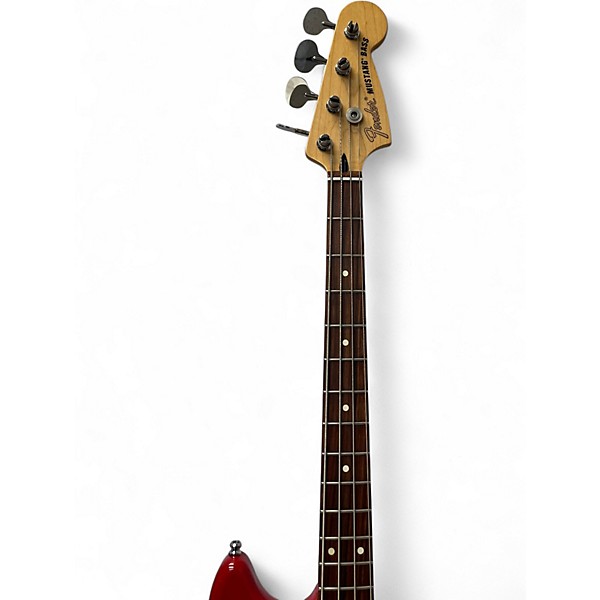 Used Fender Player Mustang Bass PJ Torino Red Electric Bass Guitar