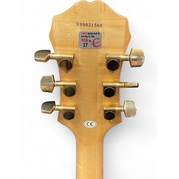 Used Epiphone Joe Pass Emperor Natural Hollow Body Electric Guitar