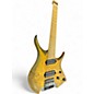 Used Nk 7 MULTISCALE HEADLESS YELLOW Solid Body Electric Guitar thumbnail