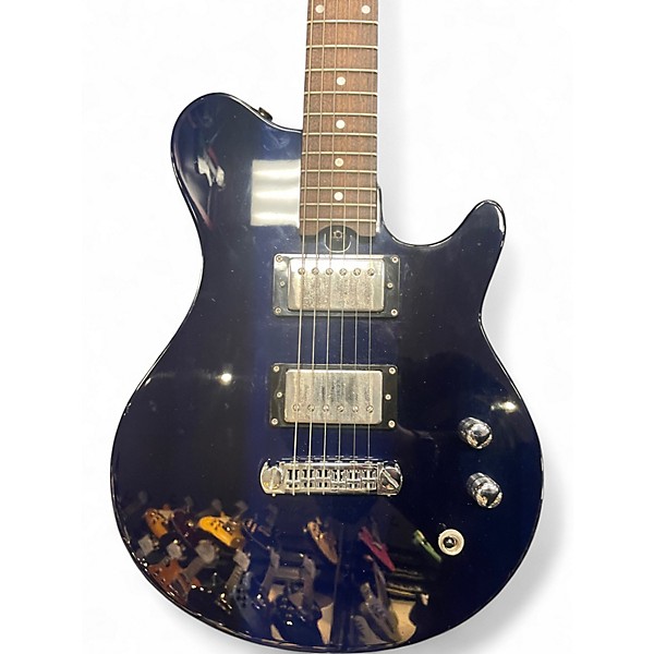 Used Gadow Standard Single Trans Blue Solid Body Electric Guitar