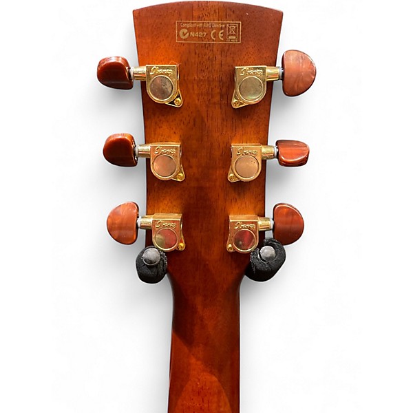 Used Ibanez AW32ECE Natural Acoustic Electric Guitar