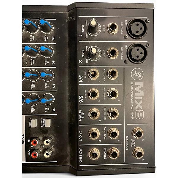 Used Mackie MIX8 Unpowered Mixer
