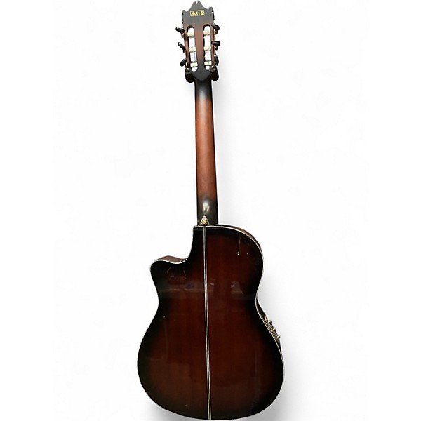 Used Ibanez GA35TCE Dark Violin Sunburst Classical Acoustic Electric Guitar