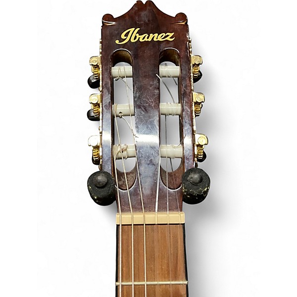 Used Ibanez GA35TCE Dark Violin Sunburst Classical Acoustic Electric Guitar
