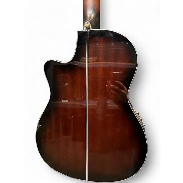 Used Ibanez GA35TCE Dark Violin Sunburst Classical Acoustic Electric Guitar