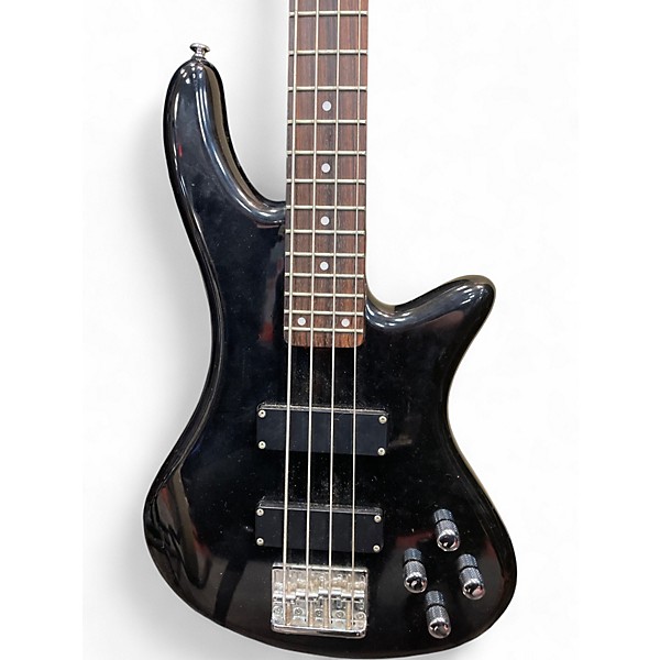 Used Schecter Guitar Research DIAMOND SERIES DELUX-4 BASS Black Electric Bass Guitar