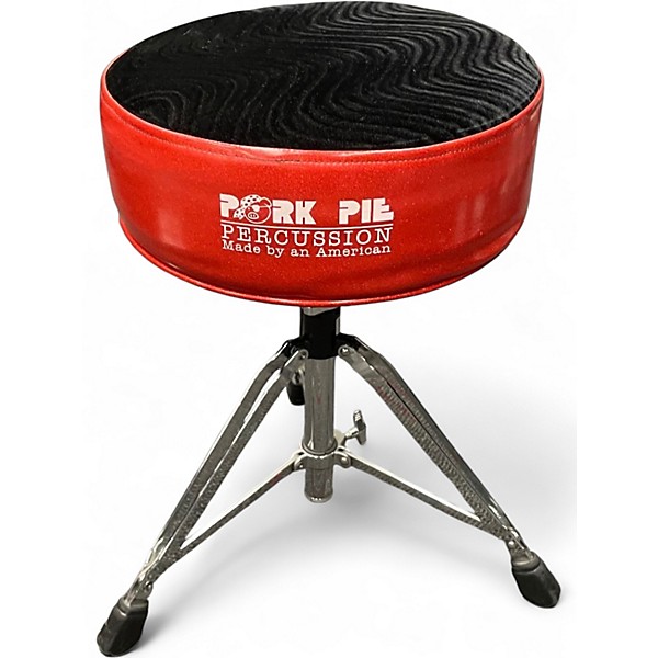 Used Pork Pie Round Drum Throne