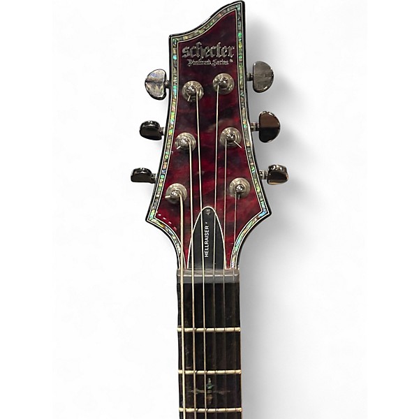Used Schecter Guitar Research Hellraiser C1 Black Cherry Solid Body Electric Guitar