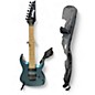 Used Ibanez GRG7221M METALLIC LIGHT BLUE Solid Body Electric Guitar