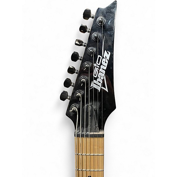 Used Ibanez GRG7221M METALLIC LIGHT BLUE Solid Body Electric Guitar