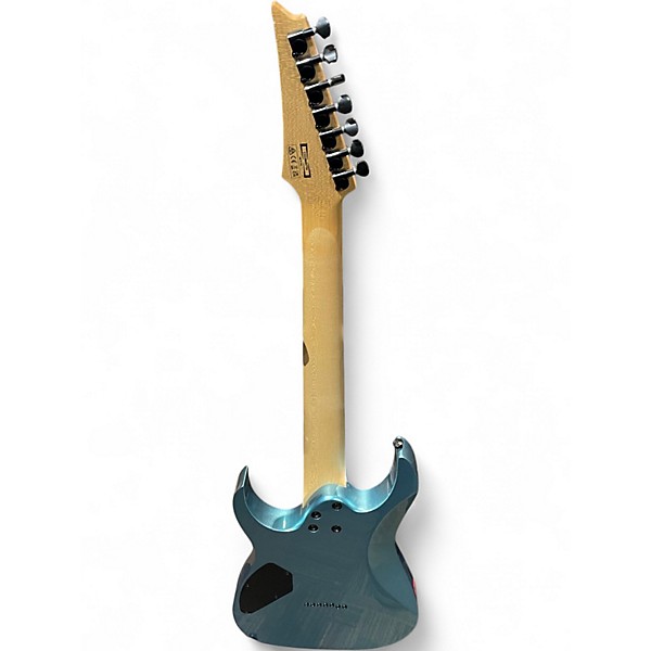 Used Ibanez GRG7221M METALLIC LIGHT BLUE Solid Body Electric Guitar