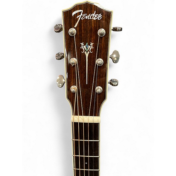 Used Fender Paramount PM-3 Natural Acoustic Electric Guitar