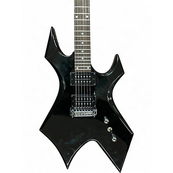 Used B.C. Rich Bronze Series Warlock BLACK Solid Body Electric Guitar