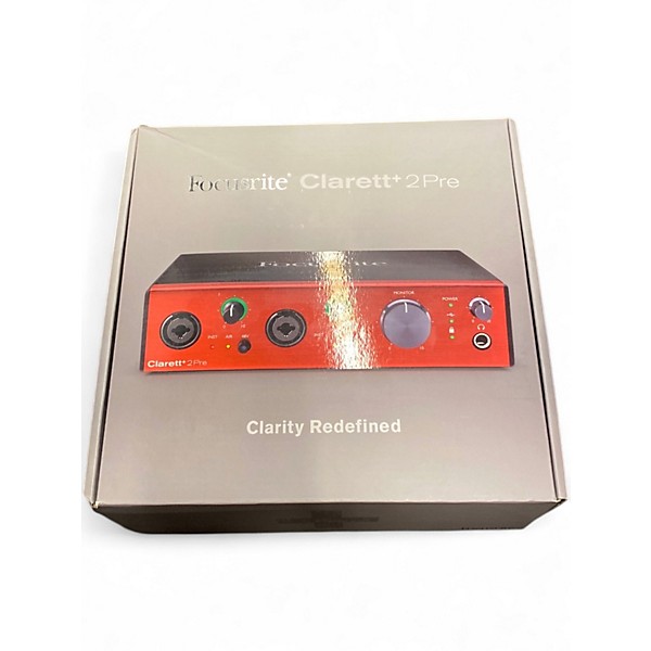 Used Focusrite clarett+ 2pre Audio Interface