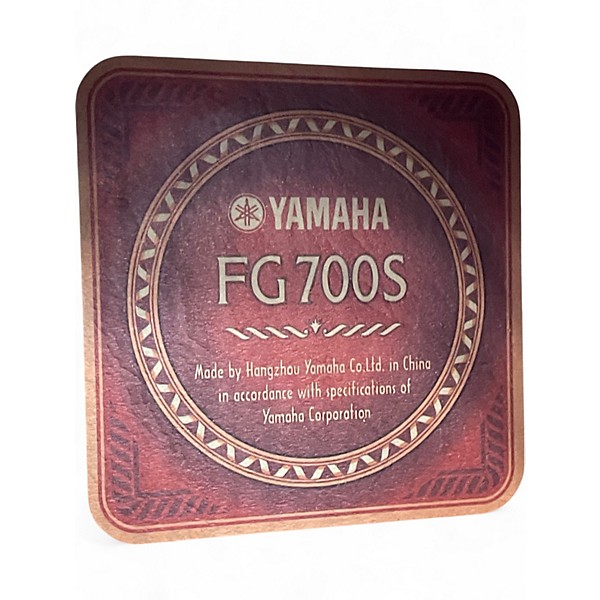 Used Yamaha FG700S Natural Acoustic Guitar