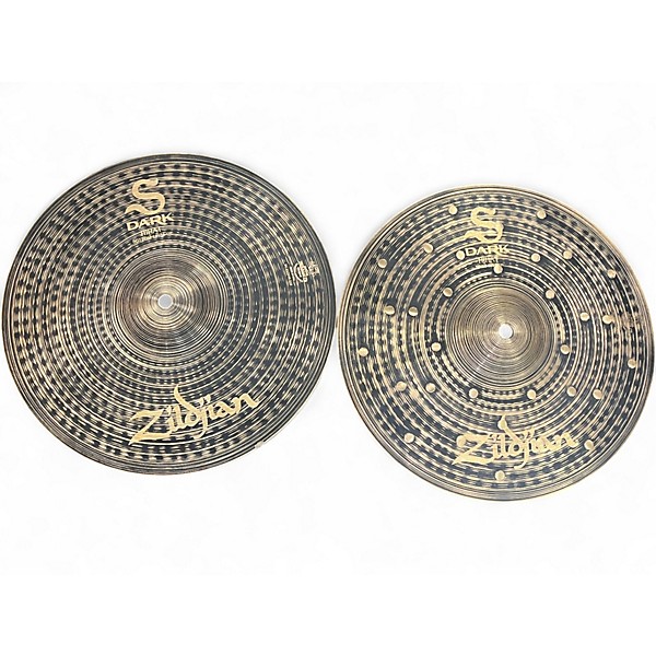 Used Zildjian 14in S DARK HI HATS Cymbal