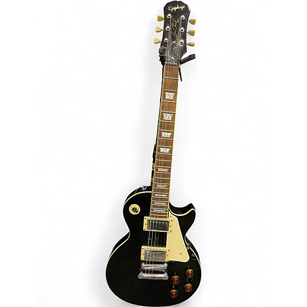 Used Epiphone les paul model Black Solid Body Electric Guitar