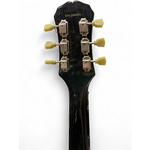 Used Epiphone les paul model Black Solid Body Electric Guitar