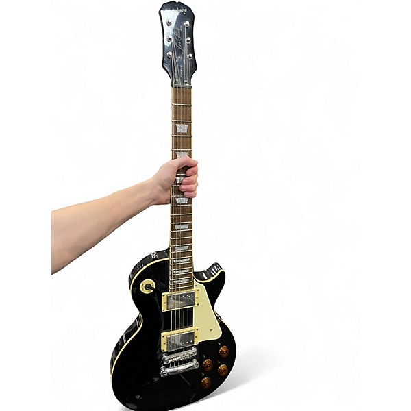Used Epiphone les paul model Black Solid Body Electric Guitar