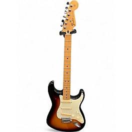 Used 2015 Fender STD Stratocaster 3 Color Sunburst Solid Body Electric Guitar